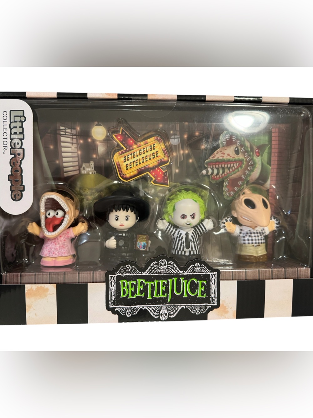 Fisher price little people beetle juice figure NEW